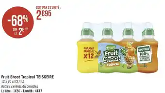 Teisseire fruit shoot tropical