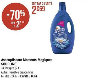 Soupline assouplissant moments magiques*