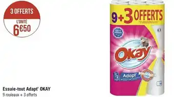 Géant Casino Okay essuie-tout adapt’ offre