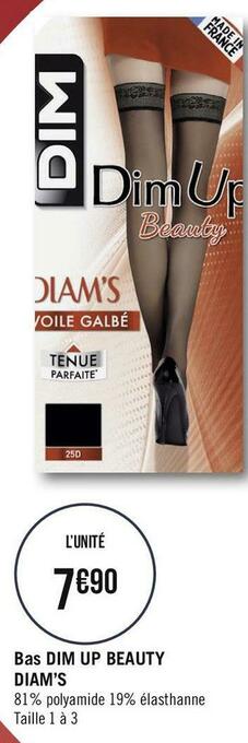 Géant Casino Dim bas dim up beauty diam’s offre