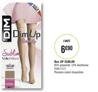 Dim bas up sublim
