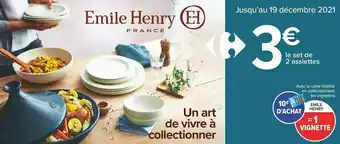 Emile henry assiettes