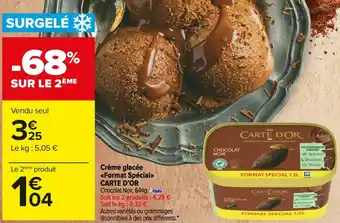 Carrefour Market Carte d’or crème glacée format spécial offre