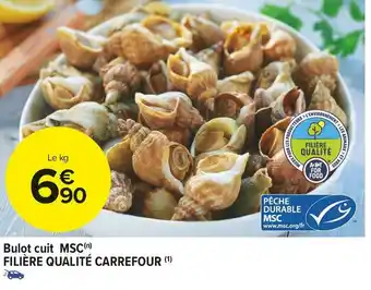 Carrefour bulot cuit msc