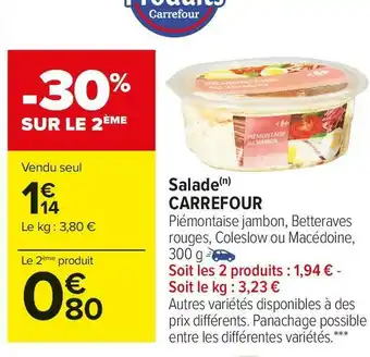 Carrefour Market Carrefour salade offre