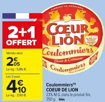 Carrefour Market Coeur de lion coulommiers offre
