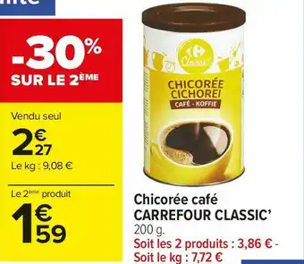 Carrefour chicorée café