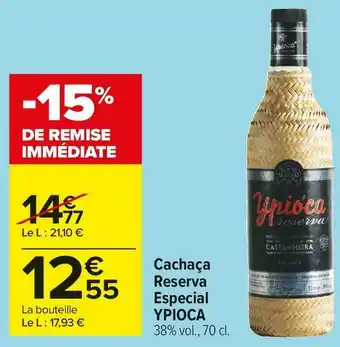 Ypioca cachaça reserva especial