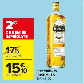 Bushmills irish whiskey