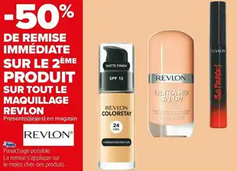Carrefour Market Revlon bon plan sur tout le maquillage revlon offre