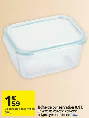 Carrefour Market Boîte de conservation 0,9 l offre