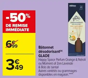 Glade bâtonnet désodorisant