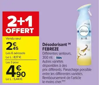 Febreze désodorisant