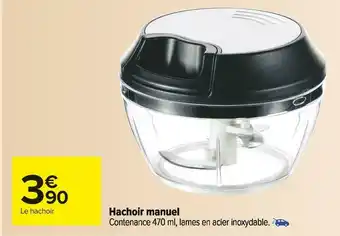 Hachoir manuel