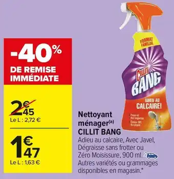 Cillit bang nettoyant ménager