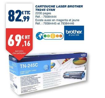 Brother cartouche laser tn245 cyan