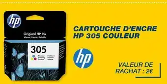 Hp cartouche d’encre 305 couleur