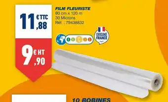 Bureau Vallée Film fleuriste offre