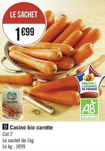 Casino bio carotte