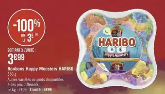 Haribo bonbons happy monsters