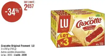 Lu cracotte original froment