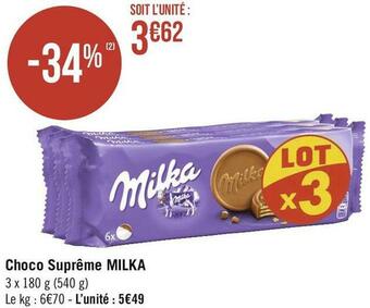 Milka choco suprême