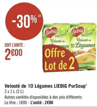 Géant Casino Liebig velouté de 10 légumes pursoup’ offre