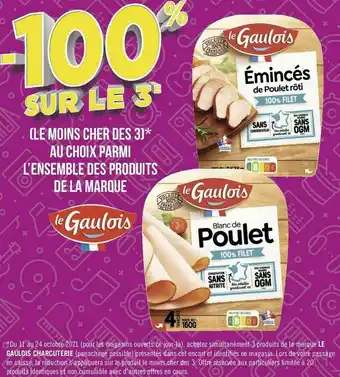 Le gaulois bon plan sur l’ensemble des produits de la marque le gaulois