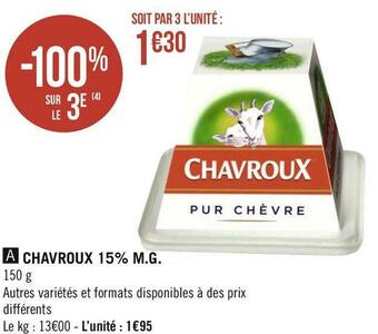 Chavroux 15% m.g.