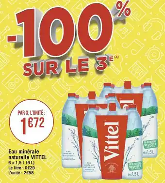 Vittel eau minérale naturelle