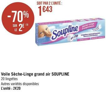 Soupline voile sèche-linge grand air