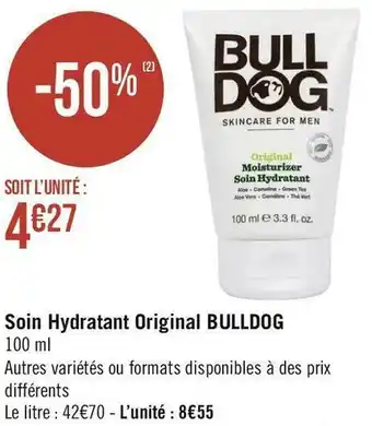 Bulldog soin hydratant original