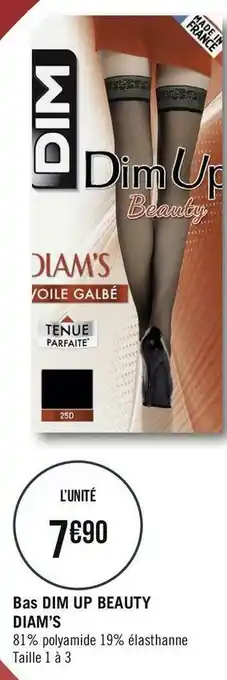 Dim bas dim up beauty diam’s
