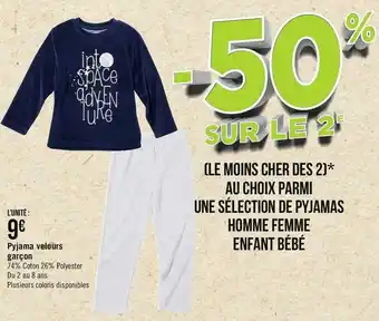 Sincère bon plan sur une sélection de pyjamas homme femme enfant bébé