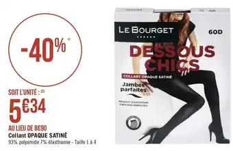 Le bourget collant opaque satiné