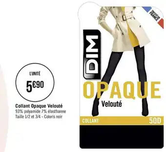 Dim collant opaque velouté