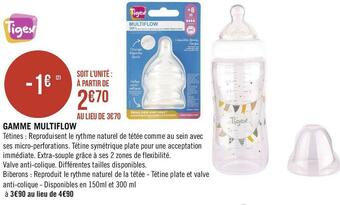Tigex gamme multiflow