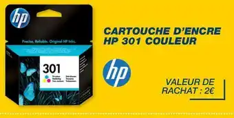 Bureau Vallée Hp cartouche d’encre 301 couleur offre
