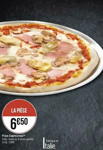 Géant Casino Pizza capricciosa offre