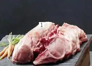 Porc côte ou côte échine à griller