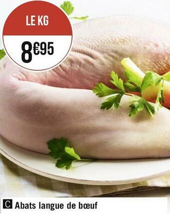 Abats langue de bœuf