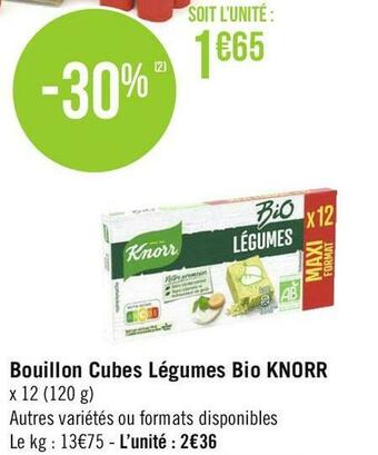 Knorr mouliné de légumes variés bio