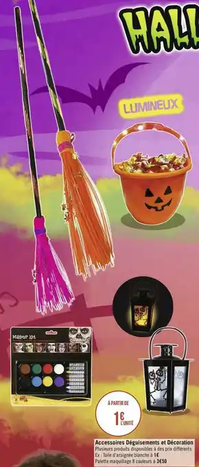 Accessoires déguisements et décoration