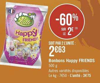 Lutti bonbons happy friends