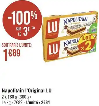 Lu napolitain l’original