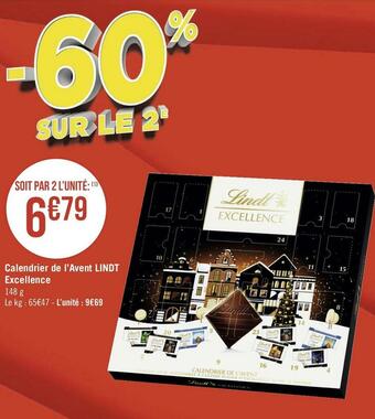 Lindt calendrier de l’avent excellence