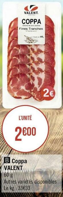 Valent coppa