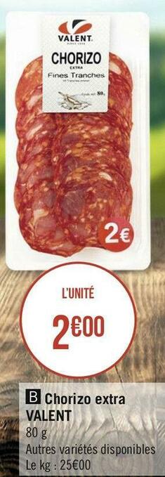 Valent chorizo extra