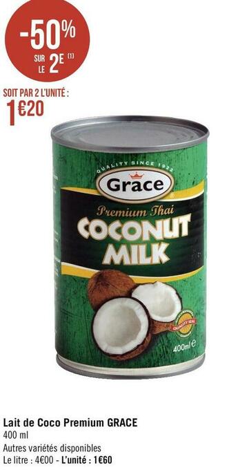 Grace lait de coco premium