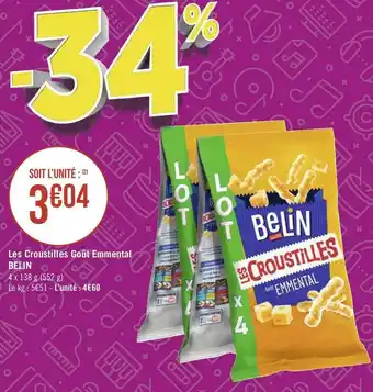 Belin les croustilles goût emmental